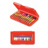 Faber Castell 12 Renk 831 Plastik Çantalı Altıgen Pastel Boya