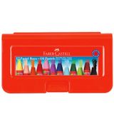 Faber Castell 12 Renk Altıgen Plastik Kutu Pastel Boya