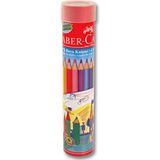 Faber-Castell 12 Renk Kuru Boya Seti Teneke Kutu ile Taşınabilir Sanat Deneyimi