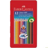 Faber-Castell 12 Renk Kuruboya Redline Metal Kutu