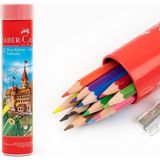 Faber-Castell 12 Renk Metal Tüpte Kuru Boya 1 Adet Karışık Renkler ile Standart Ölçü - Karışık-Çok Renkli
