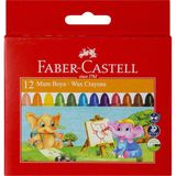 Faber-Castell 12 Renk Mum Boya - Çok Renkli - 1 Adet