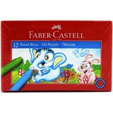 Faber-Castell 12 Renk Pastel Boya 2125312 Renkli Kırtasiye Ürünü 12 Parça
