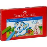 Faber-Castell 12 Renk Pastel Boya Seti Eğlenceli Çizimler İçin 12 Parça - Renkli