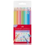 Faber Castell 12 Renk Pastel Renkler Kuru Boya