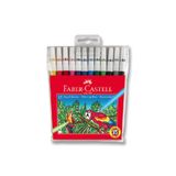 Faber Castell 12 Renk Yıkanabilir Keçeli Kalem,Karma