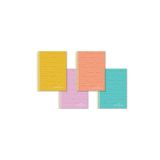 Faber Castell 120 Yaprak Kareli 4 Adet Pastel Renkli A4 Defter