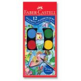 Faber Castell 125012 12 Renk Büyük Boy Sulu Boya