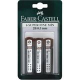 Faber Castell 127820 Süper Fine 0.5 2B 60 MM 6'LI Blister Kalem Ucu