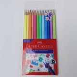 Faber Castell 12'li Fosforlu Renkler Kuru Boya