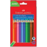 Faber-Castell 12'li Jumbo Üçgen Kuru Boya Seti