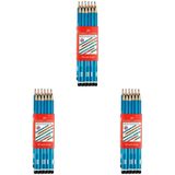Faber-Castell 12'li Köşeli Mercanlı Kurşun Kalem 3lü paket