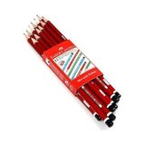 Faber-Castell 12'li Köşeli Mercanlı Kurşun Kalem Seti Türkiye Menşeli Renkli Kalemler