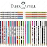 Faber-Castell 12'li Kurşun Kalem Seti - Karışık Renkler ve Standart Boy
