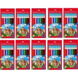 Faber-Castell 12'li Kuru Boya Kalemi 10'lu