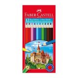 Faber-Castell 12LI Kuru Boya Seti Canlı Renkler ile Ergonomik Tasarım 12 Parça