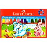 Faber-Castell 12'li Pastel Boya Canlı Renkler ile Yaratıcılığınızı Geliştirin Karton Kutu