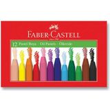 Faber-Castell 12'li Pastel Boya Seti Canlı Renkler ve Yumuşak Doku ile Sanatınıza Hayat Katın