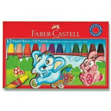 Faber-Castell 12'li Renkli Karton Kutu Pastel Boya