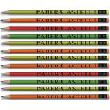 Faber-Castell 12'li Renkli Kurşun Kalem Seti – Karışık Canlı Renkler, 17,5 cm, Okul ve Ofis Kullanımına Uygun