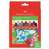 Faber-Castell 12'li Renkli Pastel Boya ve Pastel Tutucu
