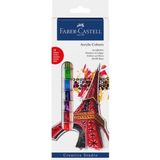 Faber-Castell 12X12 ml Akrilik Boya Tüp Seti Geniş Renk Yelpazesi ile Yaratıcılığınızı Geliştirin