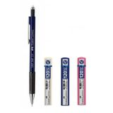 Faber Castell 1347 0.7 mm Lacivert Versatil Kalem + 120'li 0.7 mm 3 Adet Kalem Ucu