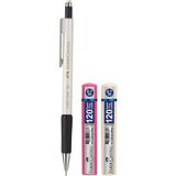 Faber-Castell 1347 Versatil Kalem 0.7 Beyaz Uç Boyutu 0.7 ile 120'li Uç Seti 2 Adet