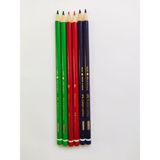 Faber Castell 1420 6 Adet 2 Yeşil 2 Kırmızı 2 Mavi Başlık Kalem Seti
