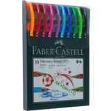 Faber-Castell 1425 0.7 Mm Iğne Uçlu Tükenmez Kalem 10 Renk