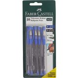 Faber-Castell 1425 10'Lu 2 Renk "5 Mavi - 5 Siyah" Tükenmez Kalem