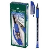 Faber Castell 1425 10'lu İğne Uç Mavi Tükenmez Kalem