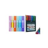 Faber Castell 1425 10lu Tükenmez Kalem Seti + Maped 6lı Fosforlu Kalem Seti