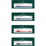 Faber Castell 1425 20 Mavi 10 Kırmızı 10 Siyah İğne Uç Tükenmez Kalem