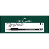 Faber Castell 1425 İğne Uçlu 10'lu Tükenmez Kalem SİYAH