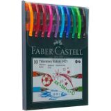 Faber-Castell 1425 Karışık 10'lu Renk Tükenmez Kalem