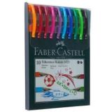 Faber Castell 1425 Renkli Tukenmez Kalem Seti 10Lu