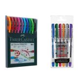 Faber Castell 1425 Tükenmez Ailesi 10'lu Poşet + 6'lı Pensan My-King Glıter Jel Kalem