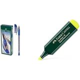 Faber-Castell 1425 Tükenmez Kalem& Fosforlu Sarı Kalem Seti
