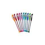 Faber Castell 1425 Tükenmez Kalem Seti, 0,7 mm İğne Uçlu, 10'lu Karışık Renkler