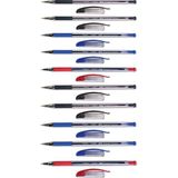 Faber Castell 1425 Tükenmez Kalem Seti, 10'lu, 4 Siyah, 4 Mavi, 2 Kırmızı - Çok Renkli