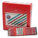 Faber Castell 144'Lü F.C Köşeli Mercanlı Kurşun Kalem