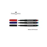 Faber Castell 1523 Asetat Kalemi M 3'lü Set Siyah-kırmızı-mavi