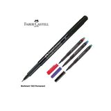 Faber-Castell 1523 S Siyah Permanent 10'lu Asetat Kalemi