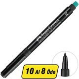 Faber-Castell 1525 Permanent Asetat Kalem Siyah M Uç - 10 Al 8 Öde