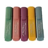 Faber Castell 1546 Metalik 5 Renk Fosforlu Kalem