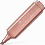 Faber-Castell 1546 Metalik Rose Fosforlu Kalem – 3 Uç Kalınlığı, Dayanıklı Kesik Uç ve Su Bazlı Mürekkep