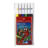 Faber Castell 155106 6 Renk Yıkanabılır Keçe Uçlu Kalem