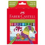 Faber Castell 155242 12 Renk Comfort Fırça Uçlu Keçeli Kalem