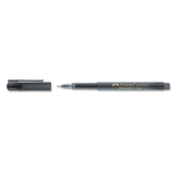Faber-Castell 1554 Broadpen İnce Uç Gri Keçeli Kalem